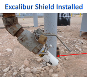 fig5. Excalibur Shield Installed